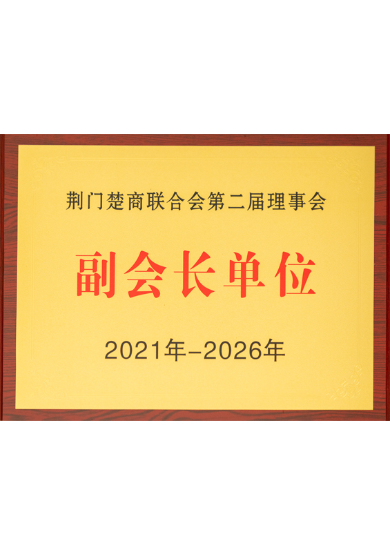 荊門(mén)楚商聯(lián)合會(huì)第二屆理事會(huì)副會(huì)長(zhǎng)單位